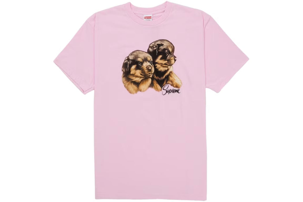 Supreme Puppies Tee Light Pink