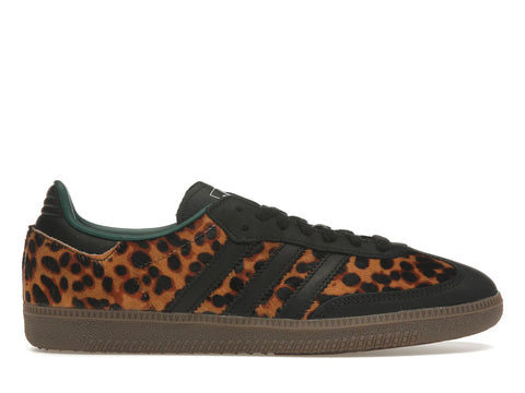 adidas Samba OG Black Green Leopard (Women's)