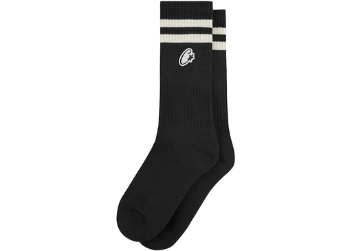 Corteiz Patch Socks Black/White