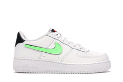 Nike Air Force 1 Low Removable Swoosh White Green Strike (GS)