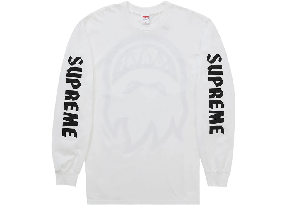 Supreme Spitfire Bighead L/S Tee White