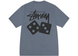 Stussy Dice Pigment Dyed Tee Navy