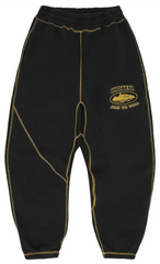 Corteiz Alcatraz Contrast Sweatpants Black/Yellow