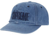 Supreme Splatter 6-Panel Blue Denim