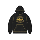 Corteiz Alcatraz Contrast Hoodie Black/Yellow