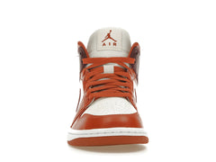 Jordan 1 Mid Dusty Peach Night Maroon (Women's)