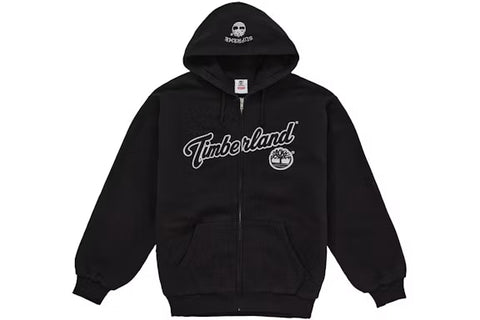 Supreme x Timberland Thermal Lined Zip Up Hooded Sweatshirt Black