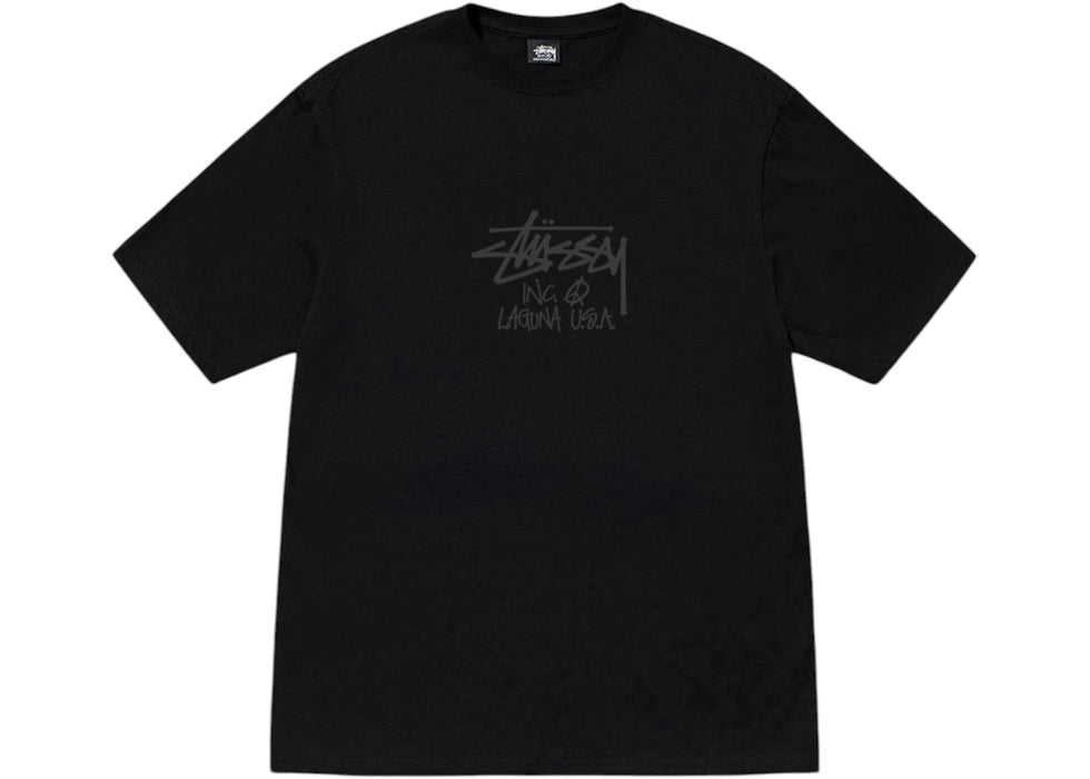 Stussy Laguna USA Pigment Dyed Tee Black
