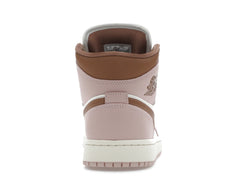 Jordan 1 Mid Pink Oxford Brown (Women's)