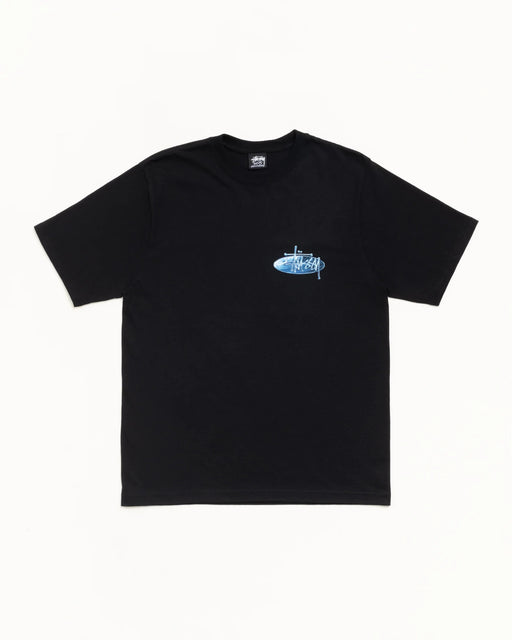 Stussy Wave oval tee black