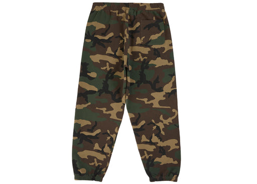 Supreme Satin Applique Sweatpant (SS26) Woodland Camo