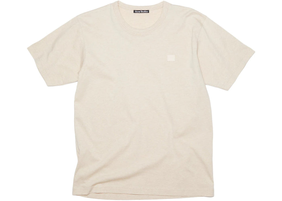 Acne Studios Lightweight Nash Face T-shirt Oatmeal Melange