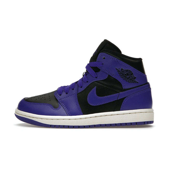 Jordan 1 Mid Purple Black (Women's)