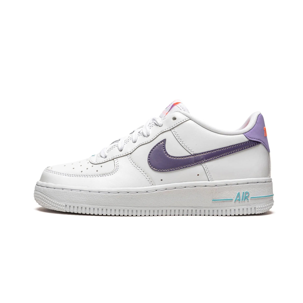 Purple fashion swoosh air force 1